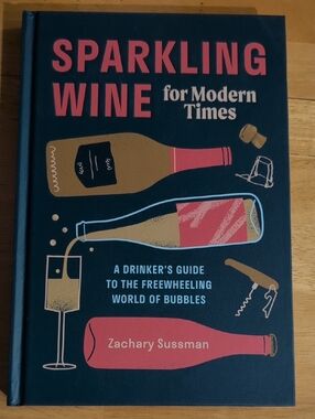 Sparkling Wine for Modern Times - Illustrated Hardcover (Navy & Pink)